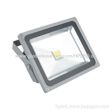 30W LED Floodlight with Bridgelux and Epistar LED Chips, 40,000 Hours Working Lifespan